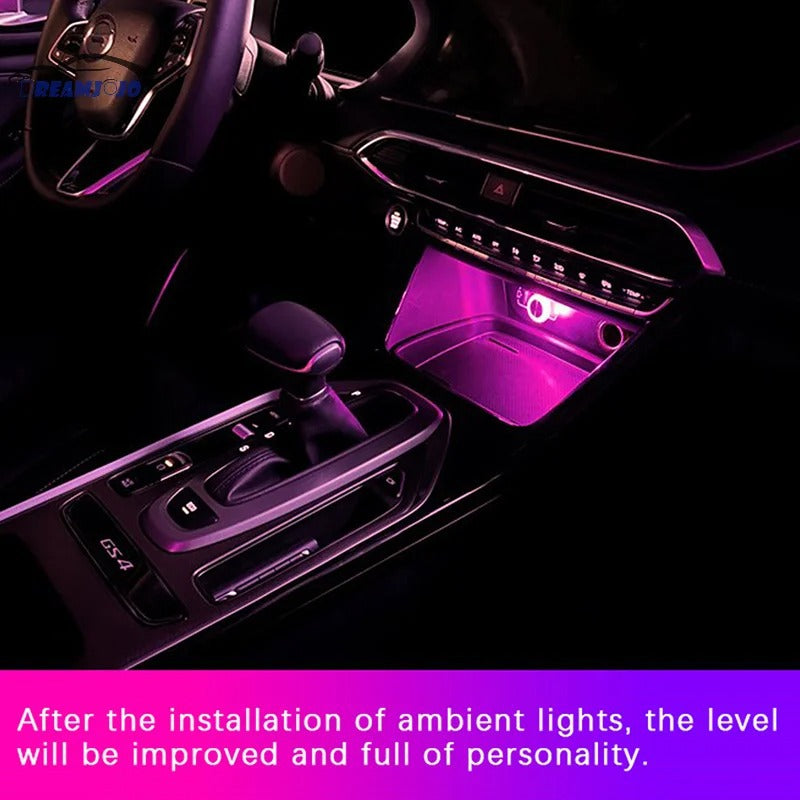 Portable USB LED Ambient Light  Mini Decorative Atmosphere Lamp for Car & Computer