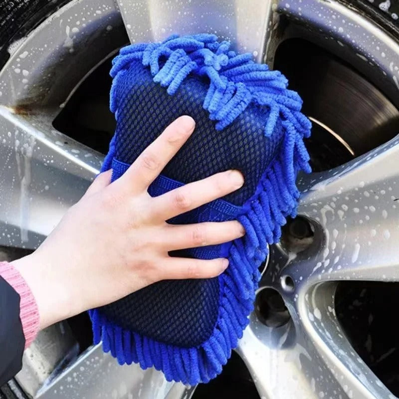 Microfiber Car Washer Sponge  Versatile Cleaning Tool for Detailing and Polishing