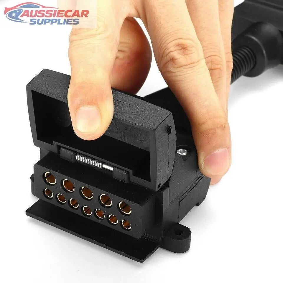 12 Pin Female to 7 Pin Flat Male Trailer Adapter | Plug & Play Caravan ...