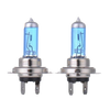 12V H7 55W Xenon White Halogen Car Headlight Bulbs - 6000K, 1 Pair