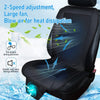 12V Car Cooling Seat Cushion with 8 Fans and 3D Spacer Mesh Ventilated Summer Seat Pad