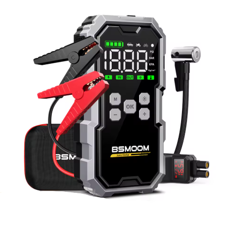 150PSI Car Jump Starter with 7000A Peak, Air Pump & Power Bank – Portable Emergency Booster