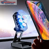2 x Phone Holder With 360° Rotation, Foldable Magnetic Dashboard Mount, Suitable For IPhone And GPS In The Car