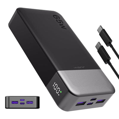 20000mAh 65W Fast Charging Power Bank USB-C Portable Battery Pack for Laptop, iPhone, Samsung & More AussieCarSupplies