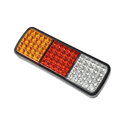 2 x 75 LED Tail Lights - Stop Reverse Indicator - 12V for Ute Trailer Caravan Truck Boat