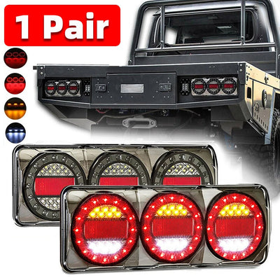 2x 90 LED Tail Lights Stop Tail Indicator Reverse Lamps for Truck UTE Trailer 12V AussieCarSupplies