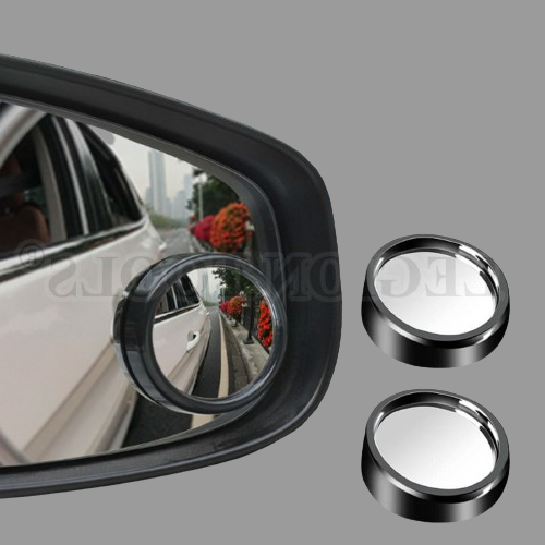 2x Adjustable 360° Wide Angle Blind Spot Car Mirrors for Rear Side View