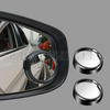 2x Adjustable 360° Wide Angle Blind Spot Car Mirrors for Rear Side View