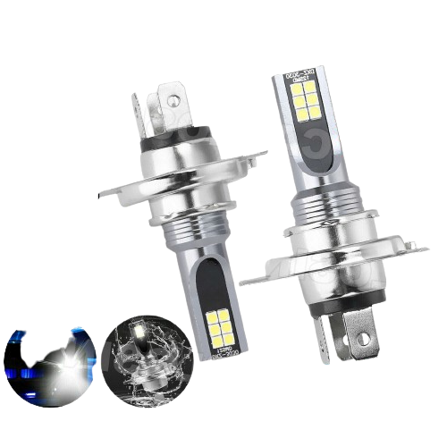 2x H4 LED Headlight Bulbs Kit Car Lamp 6500K High Low Beam 14000LM White