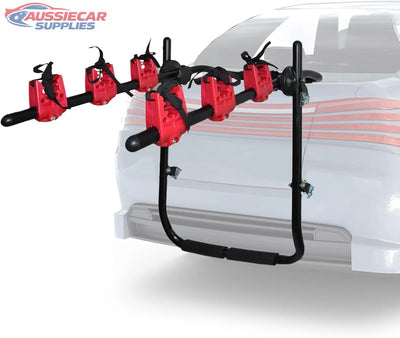 3 Bike Trunk Mount Bicycle Rack Heavy Duty Rear Car Bike Carrier For SUV Sedan Hatchback