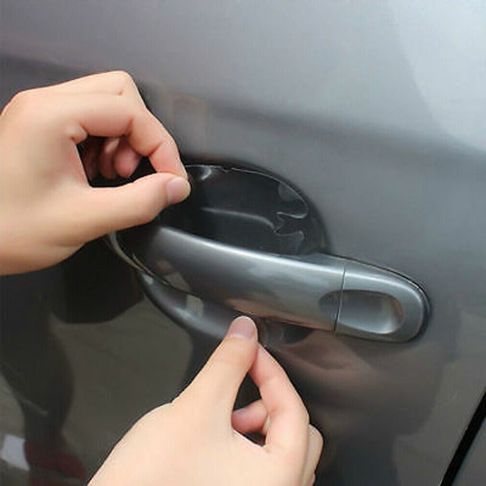 4 Piece Invisible Car Door Handle Scratch Protector Film Set