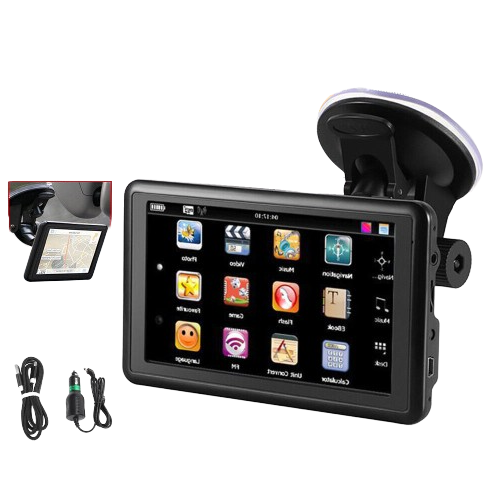 5 LCD Car GPS Navigation System with Lifetime Free Maps