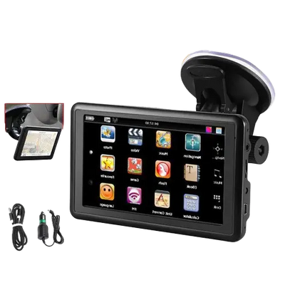 5 LCD Car GPS Navigation System with Lifetime Free Maps