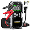 6000A Car Jump Starter with Air Compressor and LCD Display 21800mAh Portable Battery Booster