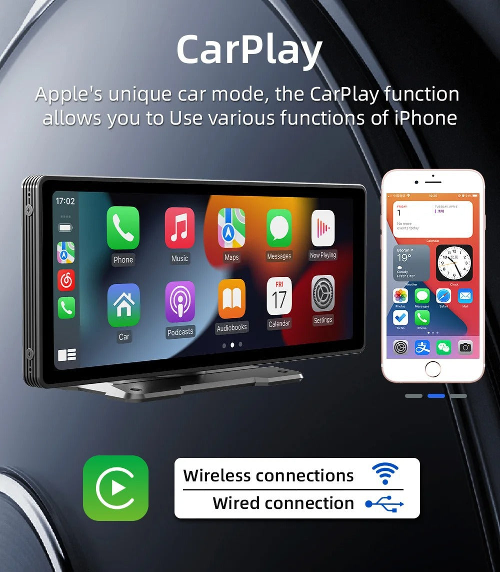 Universal Car Radio Multimedia Player with WiFi and Wireless CarPlay