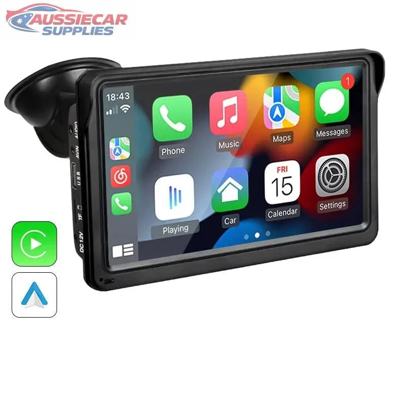7 Inch Universal Car Radio Wireless CarPlay Android Auto Screen ...