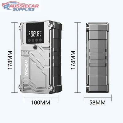 7000A Car Jump Starter Power Bank with Air Compressor + Carry Case 🇦🇺 AU