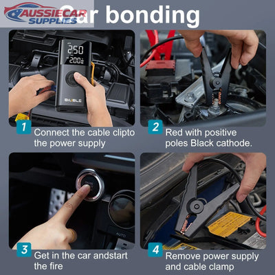 8500A 12V Car Jump Starter with Air Compressor & Power Bank – Portable Battery Booster AU