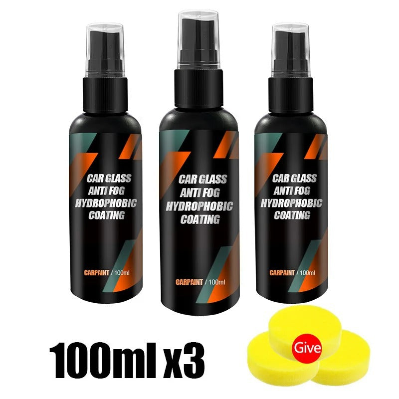 Hydrophobic Water Repellent Spray for Car Glass  Anti-Rain Coating for Windshield & Mirrors