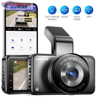 AZDOME M17 Dash Cam 1080P WiFi 3” IR Night Vision ADAS G-Sensor Car DVR Recorder