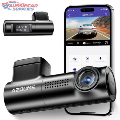 AZDOME M330 1296P WiFi Dash Cam FHD Parking Mode Night Vision G-Sensor Recorder