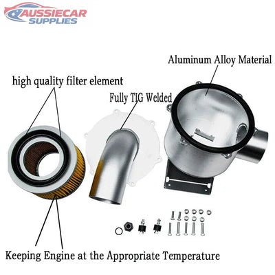 Aluminium Hi-Flow Airbox for Nissan Patrol GQ GU ZD30 TD42 V8 Turbo AS02