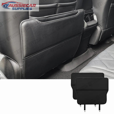 BYD Seat Anti-Kick Mats PU Leather Back Seat Protectors (Sealion 7 / Shark 6 / Atto 3 / Dolphin) – 2pc Set