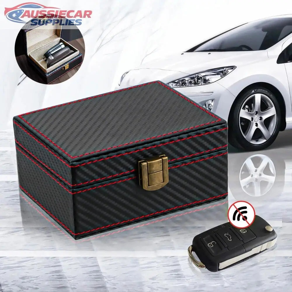 Car Key Keyless Signal Blocker Box – Faraday Box Anti-Theft RFID ...