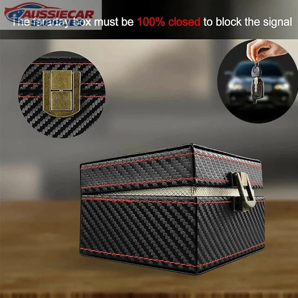 Rfid Box Car Key Keyless Signal Blocker Box – Faraday Box Anti-Theft RFID ...