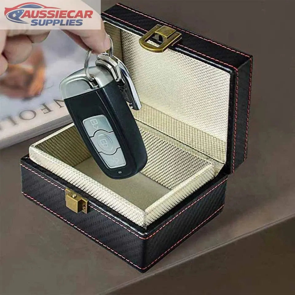 Car Key Keyless Signal Blocker Box – Faraday Box Anti-Theft RFID ...