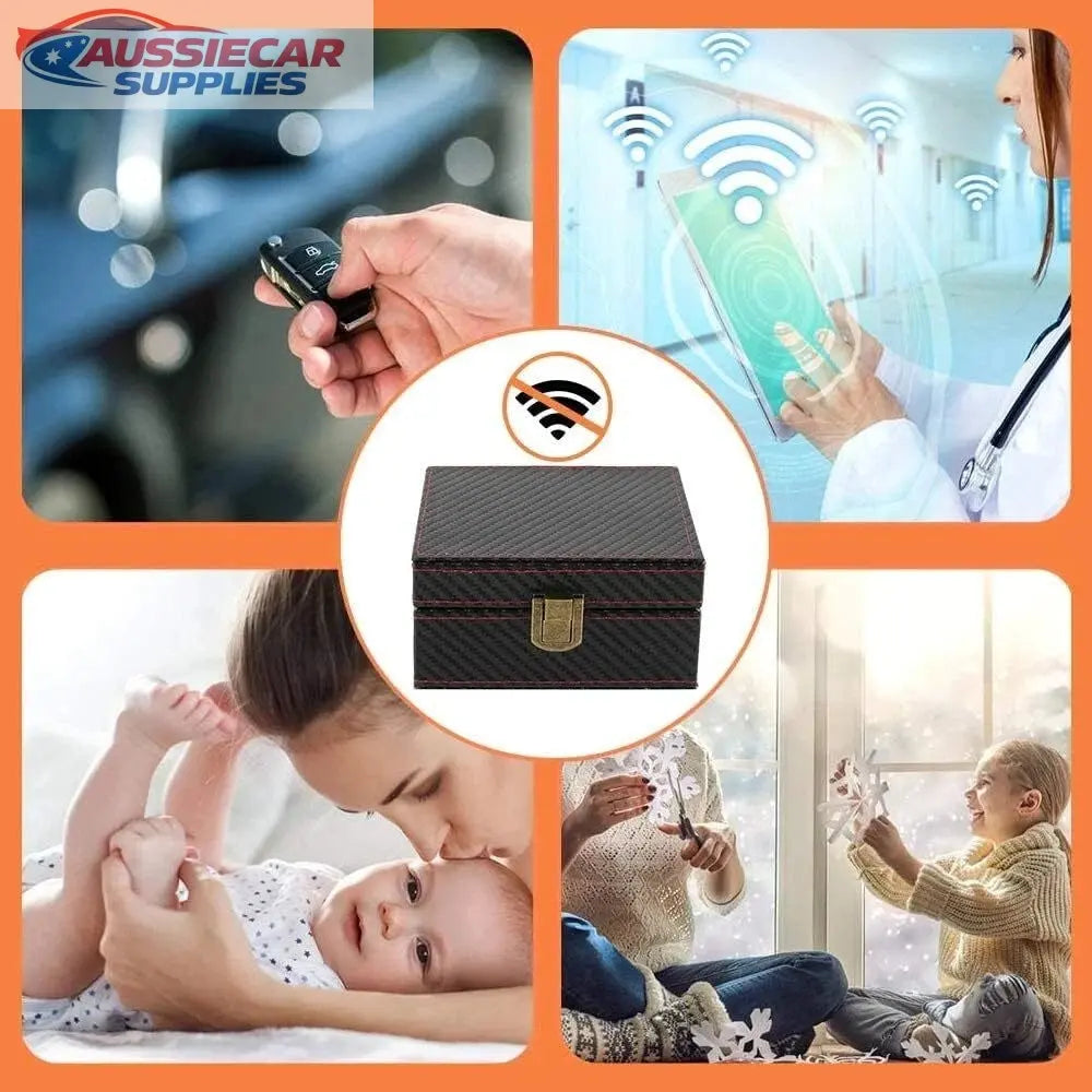 Rfid Box Car Key Keyless Signal Blocker Box – Faraday Box Anti-Theft RFID ...