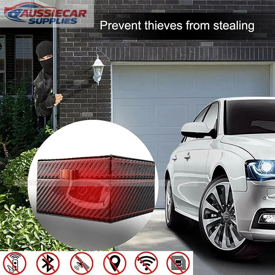 Car Key Keyless Signal Blocker Box – Faraday Box Anti-Theft RFID ...