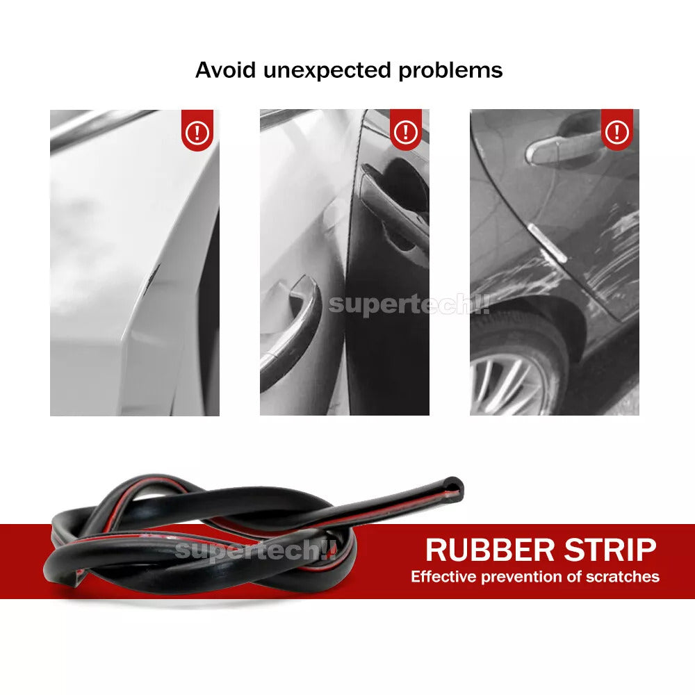 Car Door Edge Protector  Anti-Scratch Rubber Trim Seal Strip for DIY Protection