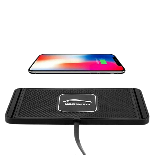 Car Wireless Fast Charging Mat with Non-Slip Pad for Smartphones