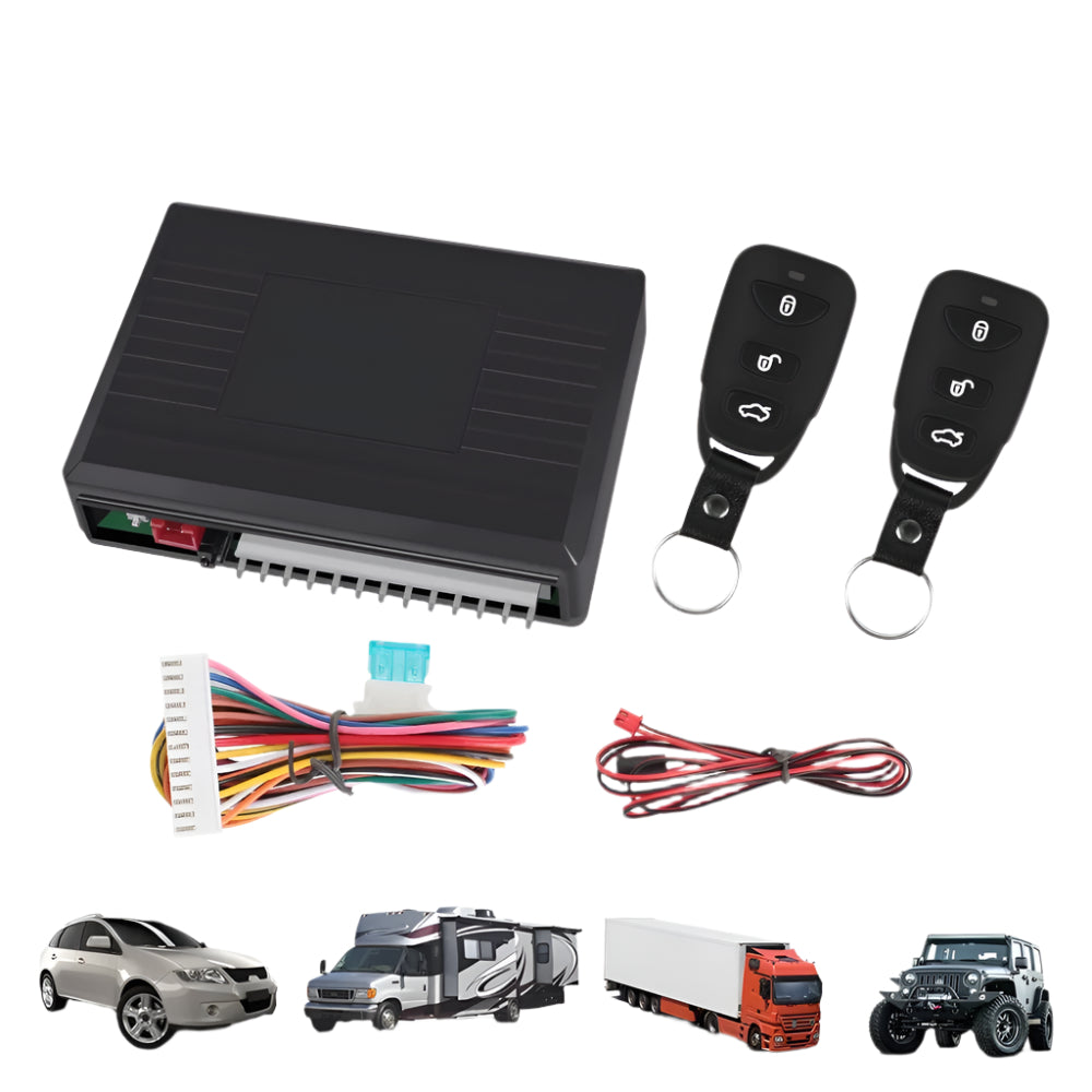 Car Remote Central Locking System with Keyless Entry and Alarm Security Kit