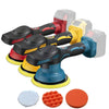 Cordless Car Polisher 8-Speed Dual Action Buffer for Waxing and Polishing Compatible with Dewalt Milwaukee Makita 20V Battery