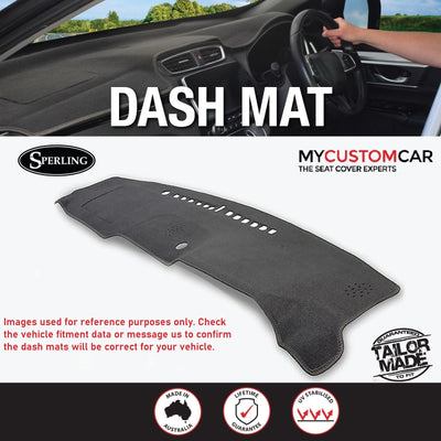 Custom Dash Mat for Nissan Patrol GU Y61 Series II & III (1997-2006) | Australian Made Dashboard Cover Black AussieCarSupplies