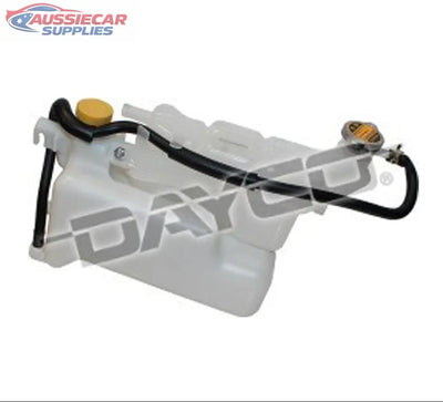 Dayco brake fluid reservoir with hoses on a white background