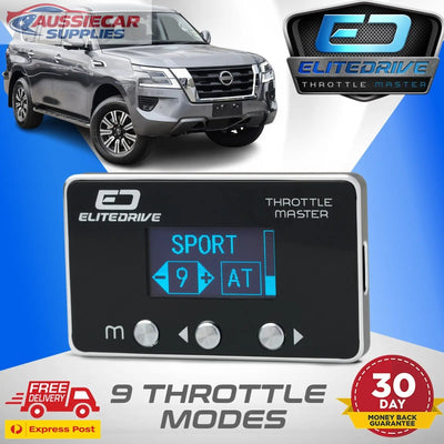 EliteDrive Throttle Controller Nissan Patrol Y62 2010–2023 ST-L TI TI-L Adaptive Cruise