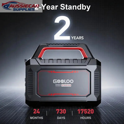 GOOLOO GT TRUCK PLUS 8000A Jump Starter 64000mAh – 12V/24V Heavy Duty Truck Booster Power Bank