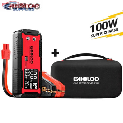GOOLOO GT4000S Jump Starter 4000A – 100W Fast Charging Portable Car Battery Booster 12V (EVA Case)