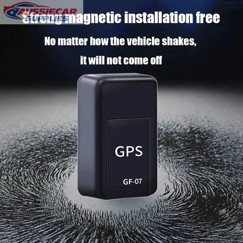 Black GPS device with 'GPS' label on a dark background