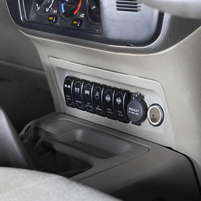Nissan Patrol GU Y61 Lower Switch Panel | OEM Style Dash Switch Panel | Series 1, 2, 3 & GU Ute AussieCarSupplies