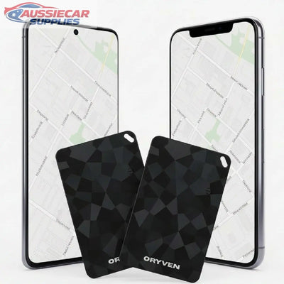 ORYVEN Dual OS Wallet Tracker Card – Apple Find My & Google Find Hub Bluetooth Slim Tracker (iOS & Android)