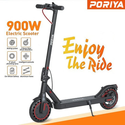 PORIYA 900W Electric Scooter Adult Foldable E-Scooter 40KM/H 50KM Range AussieCarSupplies