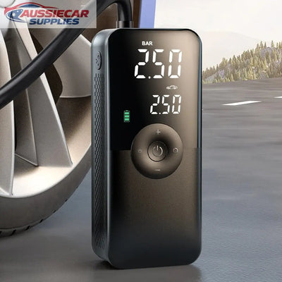 Rechargeable Cordless Tire Inflator Digital Portable Air Pump AussieCarSupplies