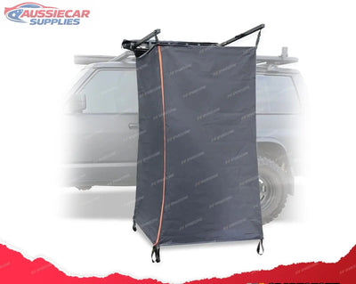 Car roof rack with a black cover on a white background, featuring 4X4 Force branding.