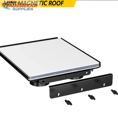 mini magnetic roof with installation components on a white background