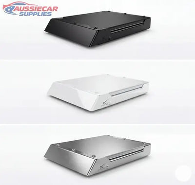 Three different models of a gaming console on a white background starlink temp shield