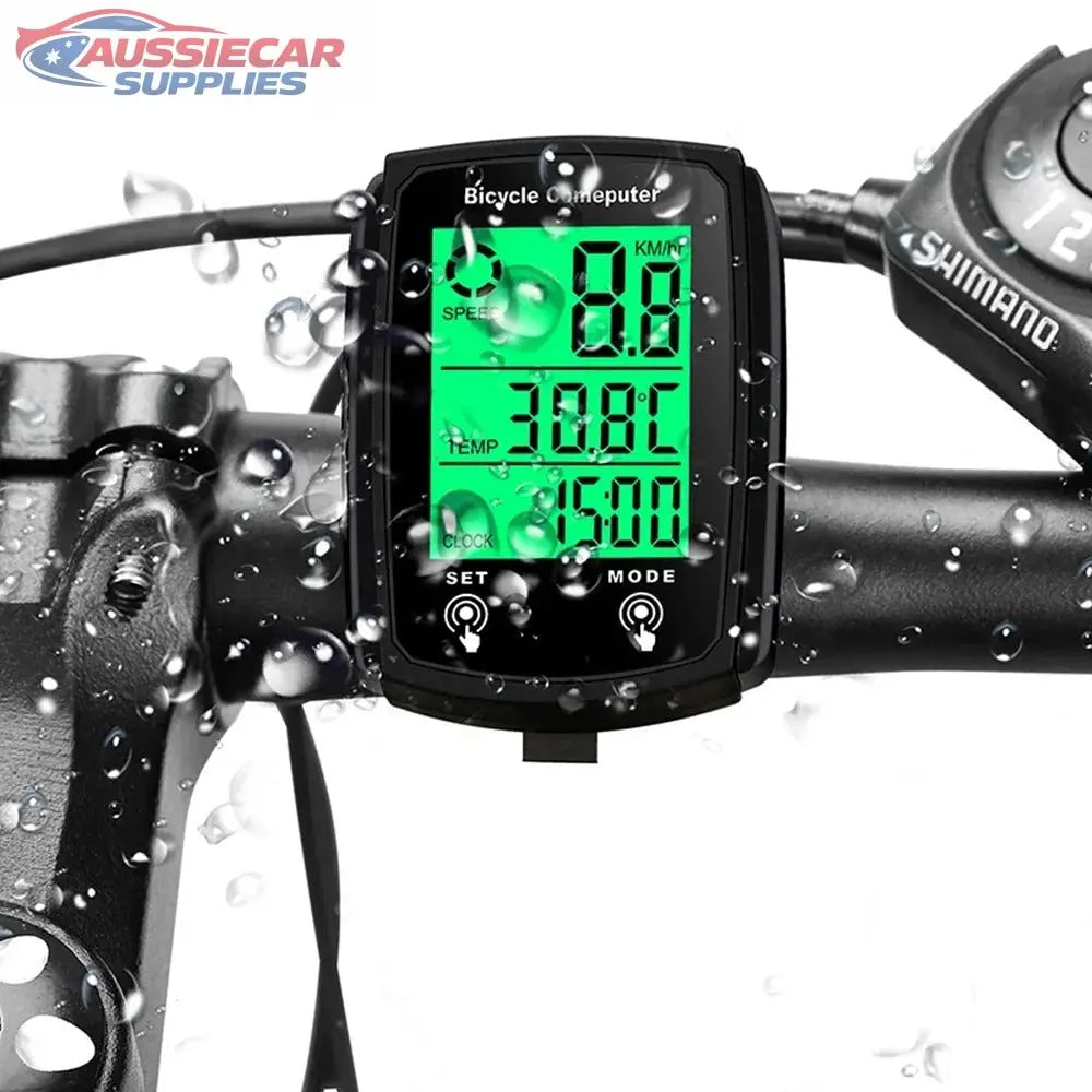 Touch Screen Wired Bicycle Speedometer Odometer with Backlight ...